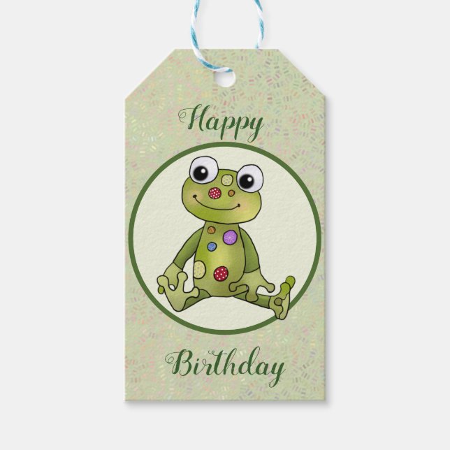 Bunter Frosch Presentetikett (Framsidan)