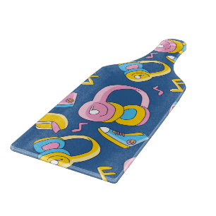 Bunter Musikmix i rosa, blau, gelb