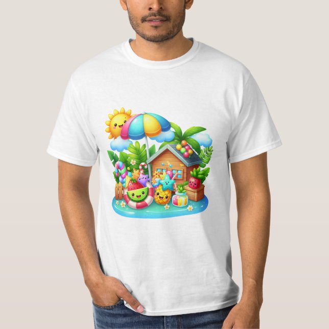 Bunter Sommermix T Shirt (Framsida)