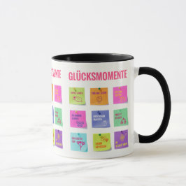 Buntes Design mit Glücksmomenten Mugg