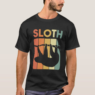 Buntes Faultier T Shirt