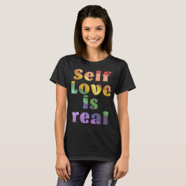Buntes & Inspirierendes Selbstliebe-Design T Shirt