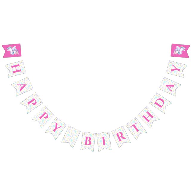 Bunting Flags Happy Birthday. Vimplar (Alla)