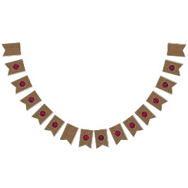 Bunting för grattis på födelsedagenCheetahtryck Vimplar