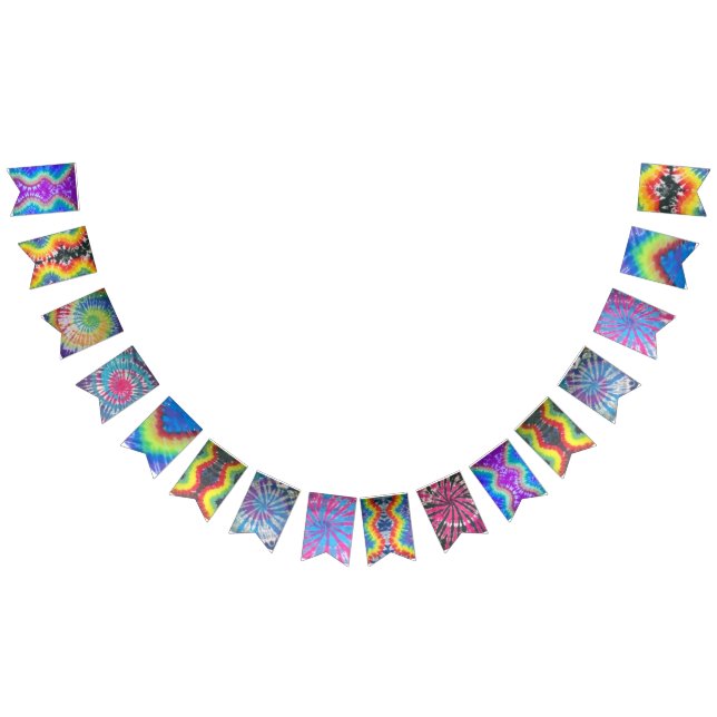 Bunting för Tiefärgparty Vimplar (Alla)