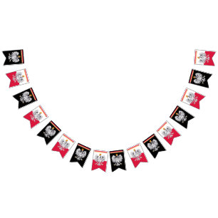Bunting i Flagga, Polen Banners/Bröllop Vimplar