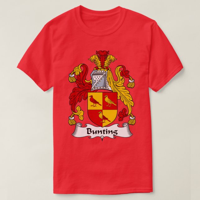 Bunting Jackar av Arm Family Crest T Shirt (Design framsida)