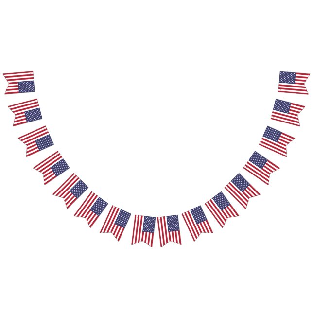 Buntningsbanderoll för amerikanska United Stater U Vimplar (Alla)