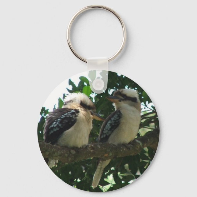 Bunya Mountains Kookaburras Nyckelring (Framsida)