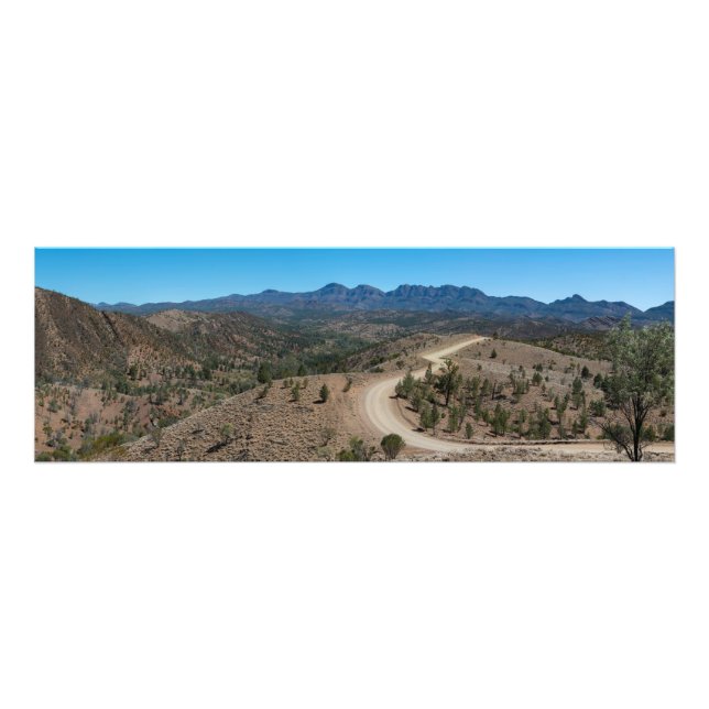 Bunyeroo Gorge Scenia 4WD, Ikara-Flinders Ranges Fototryck (Framsidan)