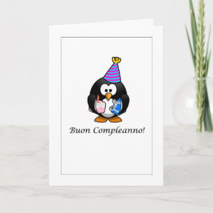 Buon Compleanno - grattis på födelsedagen i Kort