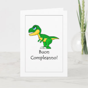 Buon Compleanno - Grattis på födelsedagen på itali Kort