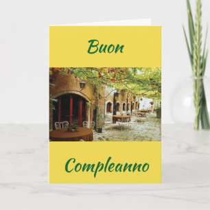 "BUON COMPLEANNO" ****ITALIEN*** BIRTHDAG KORT