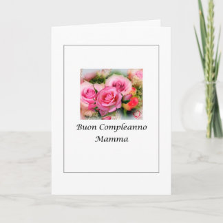 Buon Compleanno Mamma - italienska Kort