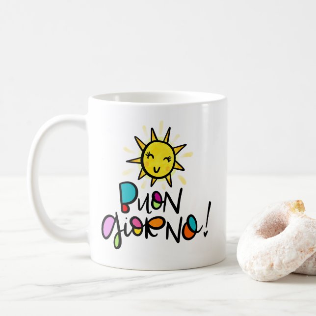Buon Giorno Kaffemugg (Med munk)
