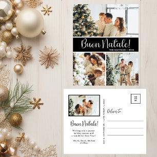 Buon Natale 4 Photo Helg Vykort