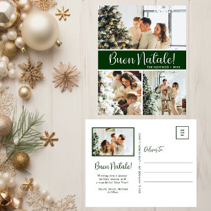 Buon Natale 4 Photo Helg Vykort