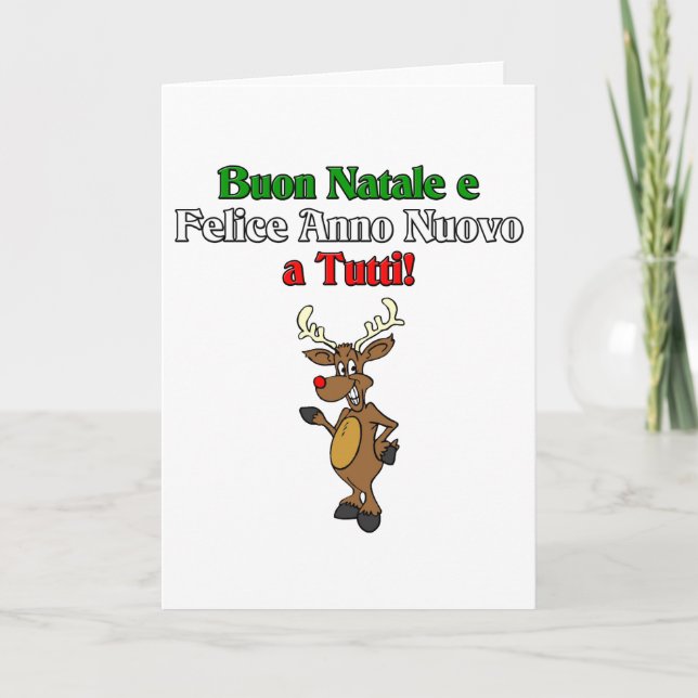 Buon Natale a Tutti Helgkort (Framsida)