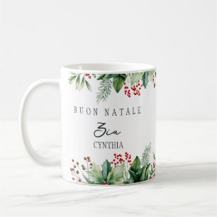 Buon Natale Anpassningsbar Moster Zia Kaffemugg