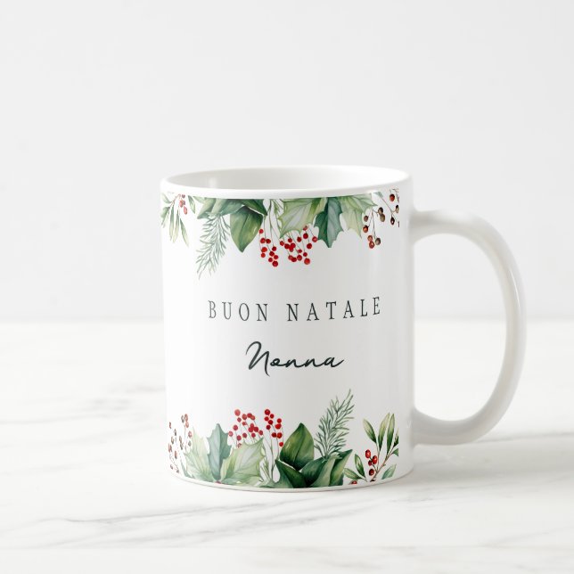 Buon Natale Anpassningsbar Nonna Kaffemugg (Höger)