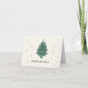 Buon Natale (biglietto natale), italiensk jul Kort