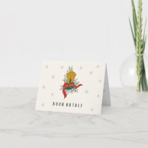 Buon Natale (biglietto natale), italiensk jul Kort