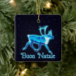 Buon Natale - Blue Västindiou (renare) Julgransprydnad Keramik