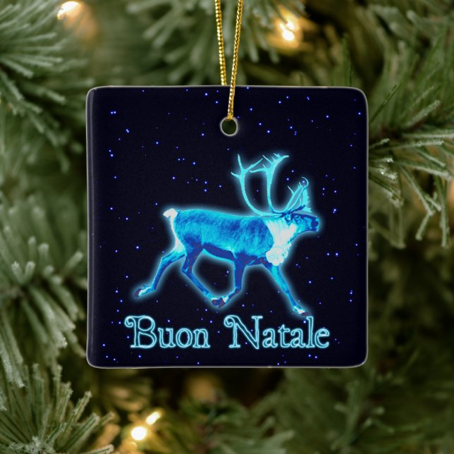 Buon Natale - Blue Västindiou (renare) Julgransprydnad Keramik (Träd)
