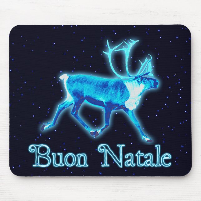 Buon Natale - Blue Västindiou (renare) Musmatta (Framsidan)