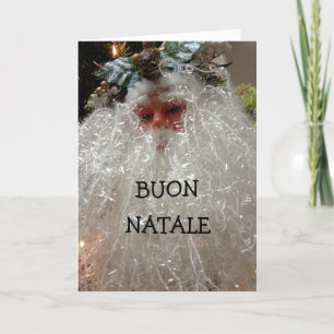 BUON NATALE/BUON ANNO! ITALIENSKA HÄLSNINGEN HELGKORT