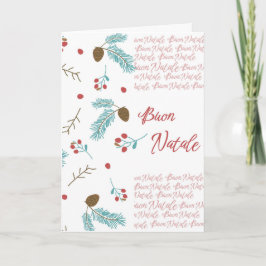 Buon natale christmas card kort
