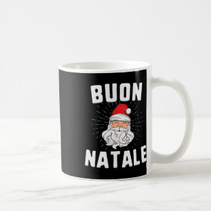 Buon natale christmasitaly italian Santa babbo Kaffemugg