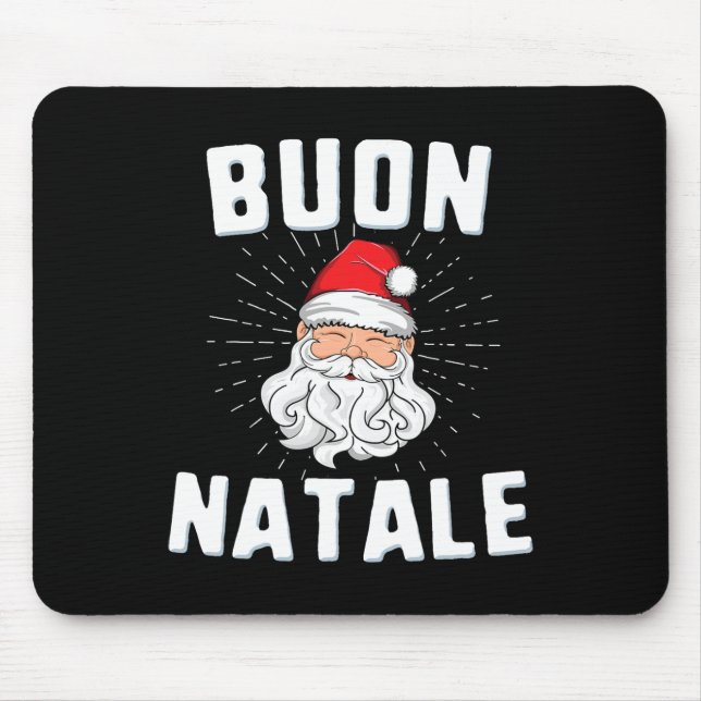 Buon natale christmasitaly italian Santa babbo Musmatta (Framsidan)