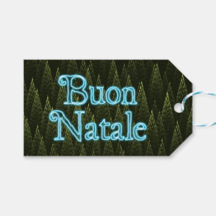 Buon Natale - Conifers Presentetikett