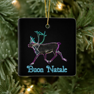 Buon Natale - Electric Västindiou Julgransprydnad Keramik