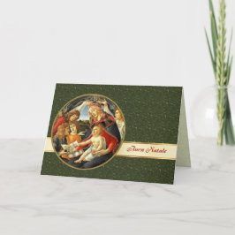 Buon Natale. Finkonst julkort på italienska Helgkort