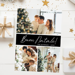 Buon Natale-fotocollage Julkort