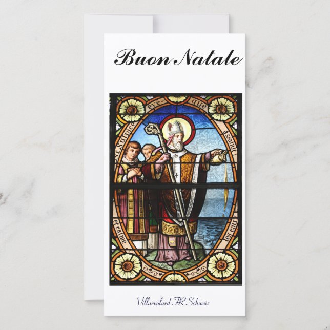 Buon Natale Fotokarte Julkort (Framsida)