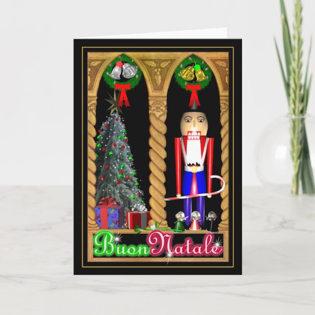 Buon Natale - god jul Helgkort (Framsida)