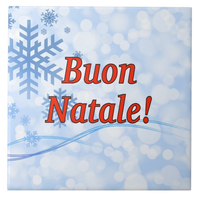 Buon Natale! God jul i italienare rf Kakelplatta (Framsidan)