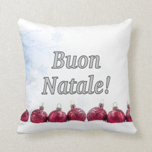 Buon Natale! God jul i italiensk wf Kudde