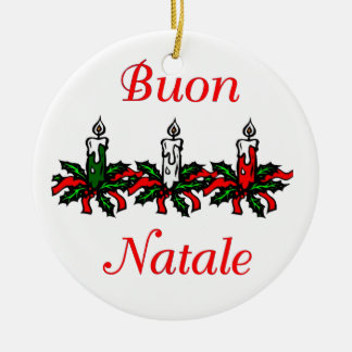 Buon Natale - god julprydnad Julgransprydnad Keramik