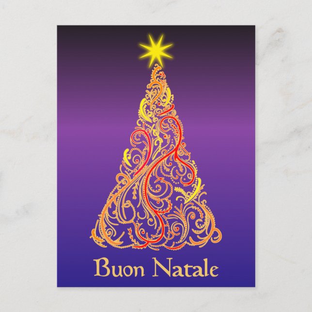Buon Natale Helg Vykort (Framsida)