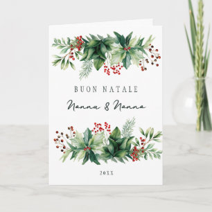 Buon Natale Helgdag Kort