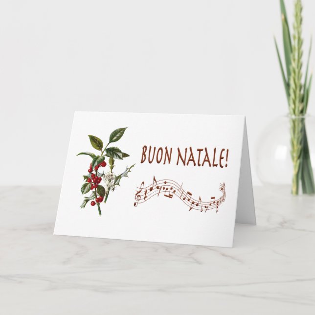 Buon Natale Helgkort (Framsida)