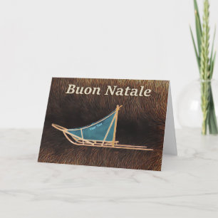 Buon Natale - hundSled Helgkort