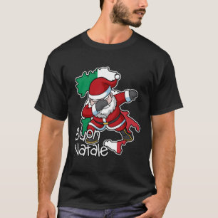 Buon Natale Italia Jultomten Italien T Shirt