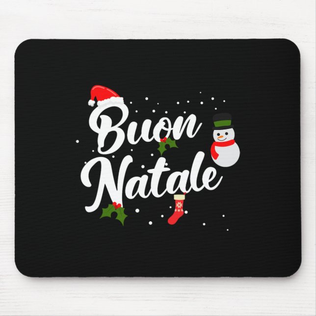 Buon natale italian christmas musmatta (Framsidan)