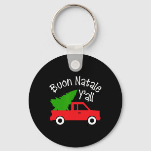 Buon natale italian christmasy#39;all roligt itali nyckelring