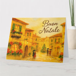 Buon Natale Italian Village Kort